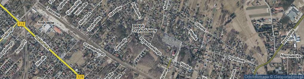 Zdjęcie satelitarne Wyspiańskiego Stanisława ul.